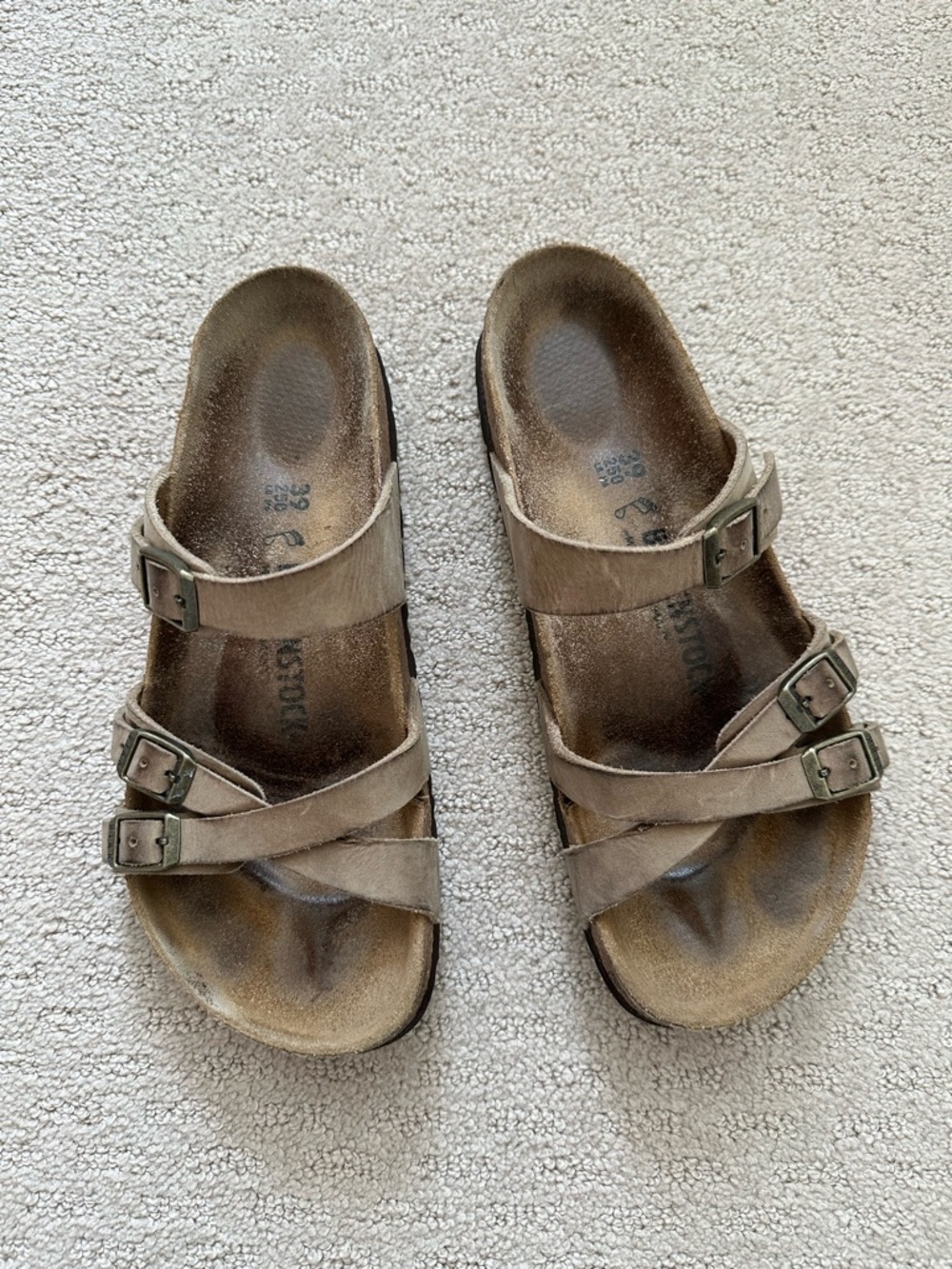 Birkenstock Franca Sandals in Oiled Tobacco